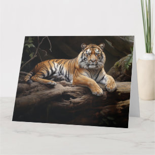 Majestic Tiger Birthday Card