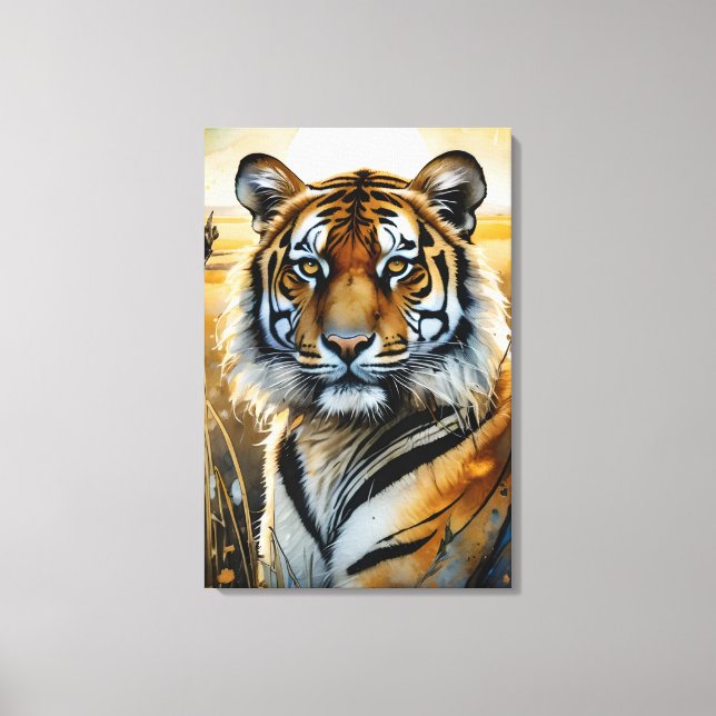Majestic Tiger Canvas Print (Front)