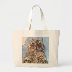 Majestic Tiger Cat Tote Bag