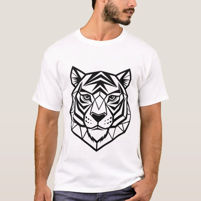 Majestic Tiger Essence – Basic T-Shirt Design (Front)