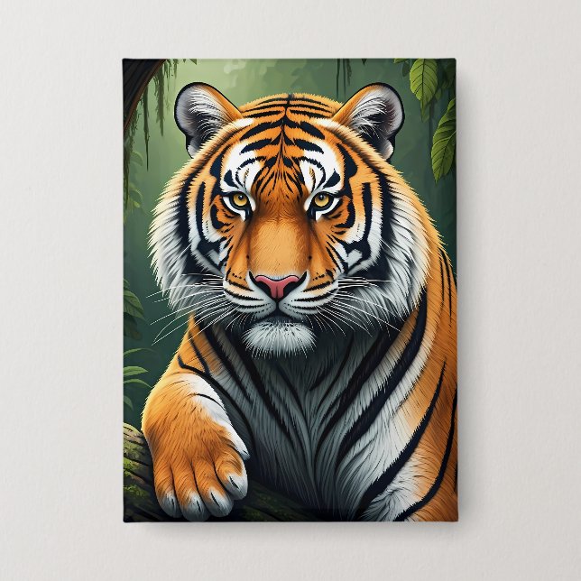 Majestic Tiger in Jungle (Front)