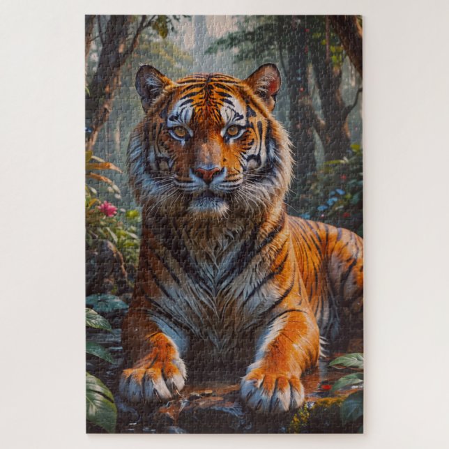 Majestic Tiger Jigsaw Puzzle (Vertical)