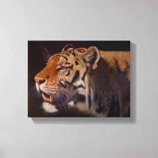 Majestic Tiger Small Canvas Print