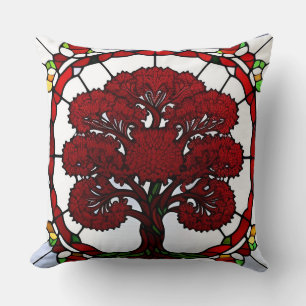 Majestic Tree of Life Design Throw Pillow
