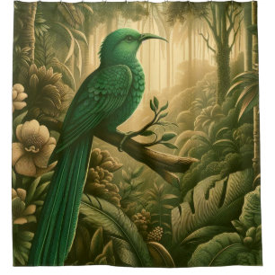 Majestic Tropical Bird in the lush green jungle 3