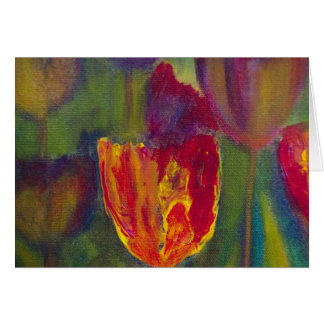 "Majestic Tulip" impressionist art