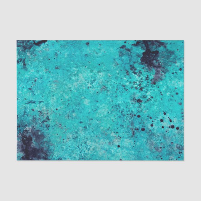 Majestic Turquoise Stone Tissue Paper (Front)