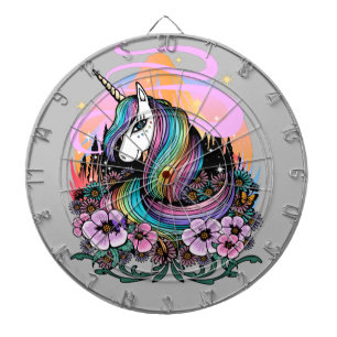 Majestic Unicorn Dartboard