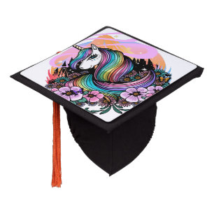 Majestic Unicorn  Graduation Cap Topper