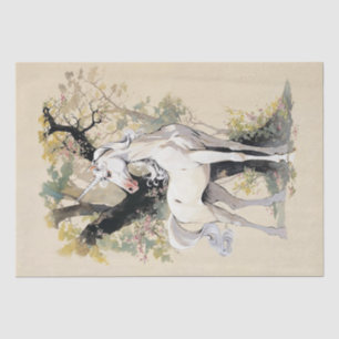 Majestic Unicorn in an Enchanted Forest Tissue Paper