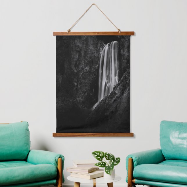 Majestic waterfall Boka in Slovenia Hanging Tapestry (Living Room)