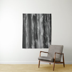Majestic waterfall Boka, Slovenia upclose Tapestry