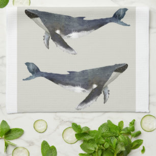 Majestic Whale Cuisine Serviette de thé
