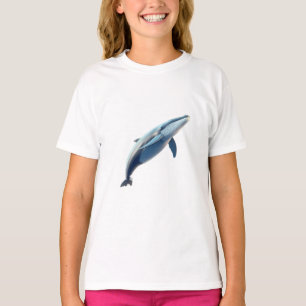Majestic Whale Duo in Ocean Depths T-Shirt