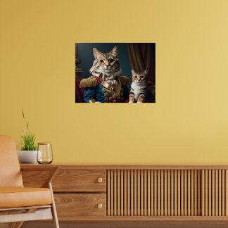 "Majestic Whiskers of the Realm" Poster