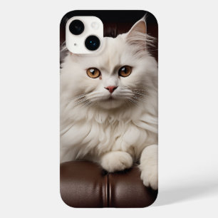 Majestic white cat Case-Mate iPhone 14 plus case
