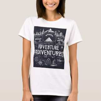Majestic White Swan Gliding on Serene Pond T-Shirt