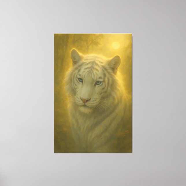 Majestic White Tiger – Fine Art Print (Front)