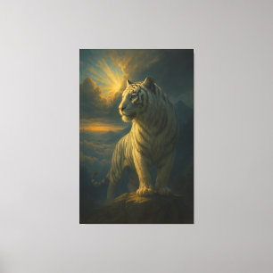 Majestic White Tiger – Fine Art Print