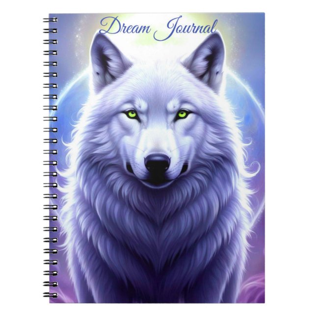 Majestic Wolf Dream Journal (Front)