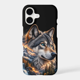 Majestic Wolf Full Moon Wilderness Phone Case
