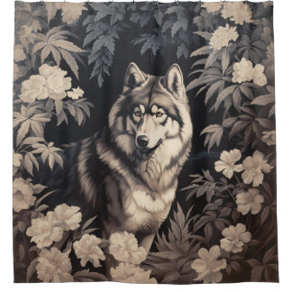 Majestic Wolf in Enchanted Forest