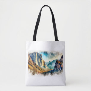 Majestic Yosemite Landscape, Tote Bag