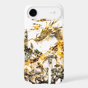 Majestueux Dragon de la Mythologie Asiatique Templ
