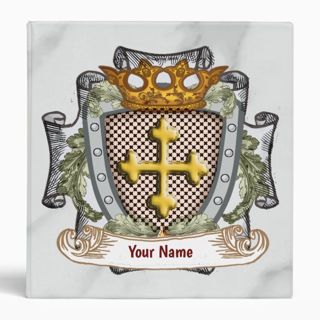 Majesty Family Crest Surname Binder (Front)