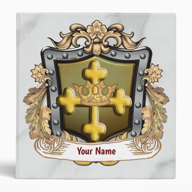 Majesty Family Crest Surname Binder (Front)