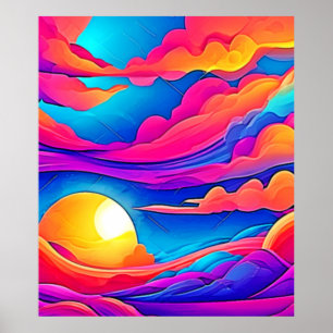 Majesty of A Sunset Poster