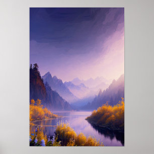 Majesty of Misty Mountains Poster