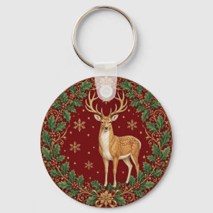 Majesty of the Crimson Winter Keychain