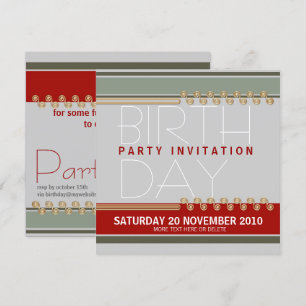 Majeztik Party Birthday Invitation