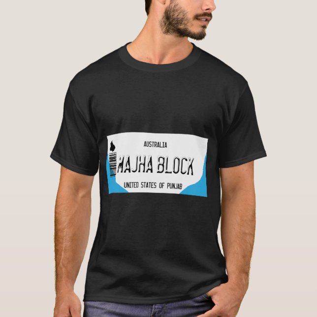 MAJHA BLOCK  T-Shirt (Front)