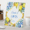 Majolica blue tiles lemons birthday gifts sign