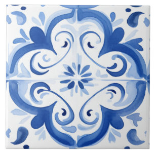 Majolica ,blue tiles,Sicilian tiles,Ceramic Tile