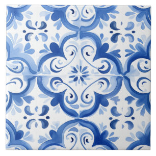 Majolica, Carreaux bleus, Carreaux siciliens, Carr