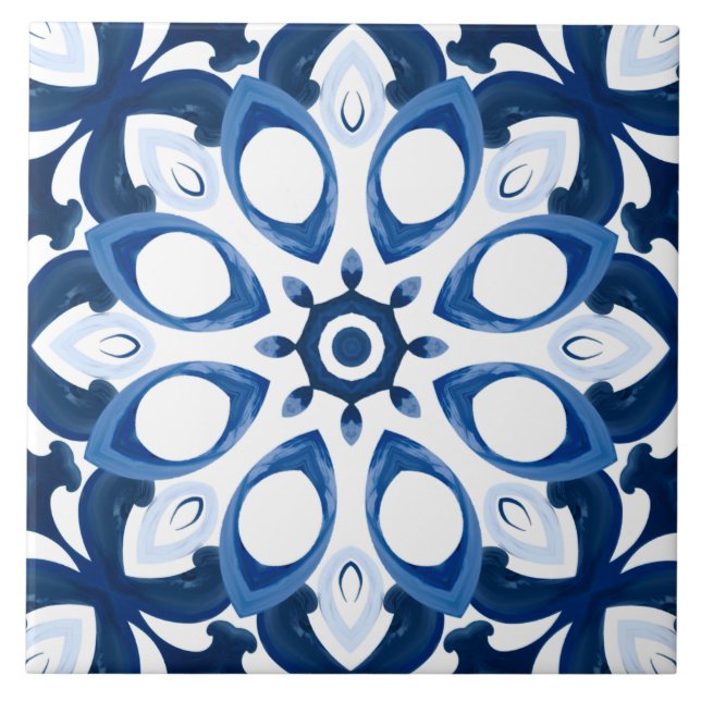 Majolica,lemon,Sicilian tiles,Ceramic Tile (Front)