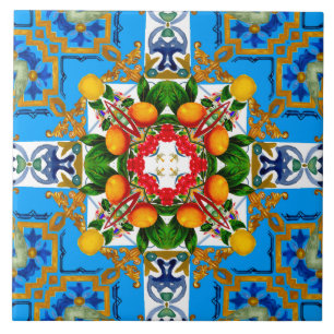 Majolica,Mediterranean tiles, Tile