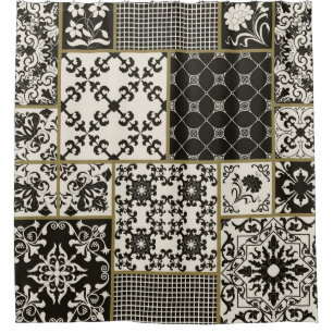 Majolica tile Islamic motifs.