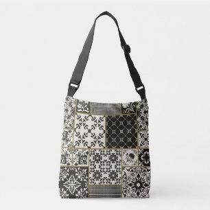 Majolica tile Islamic motifs. Crossbody Bag