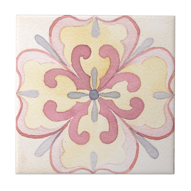 Majolica Watercolor Tile (Front)