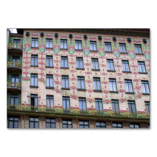 Majolikahaus Vienna Austria Table Number