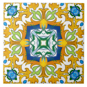 Majolique, carreaux méditerranéens,