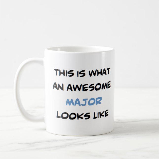 major3, awesome coffee mug (Left)