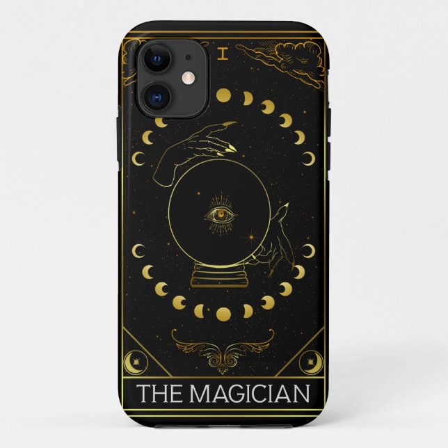 Major Arcana The Magician Tarot Card Case-Mate iPhone Case (Back)