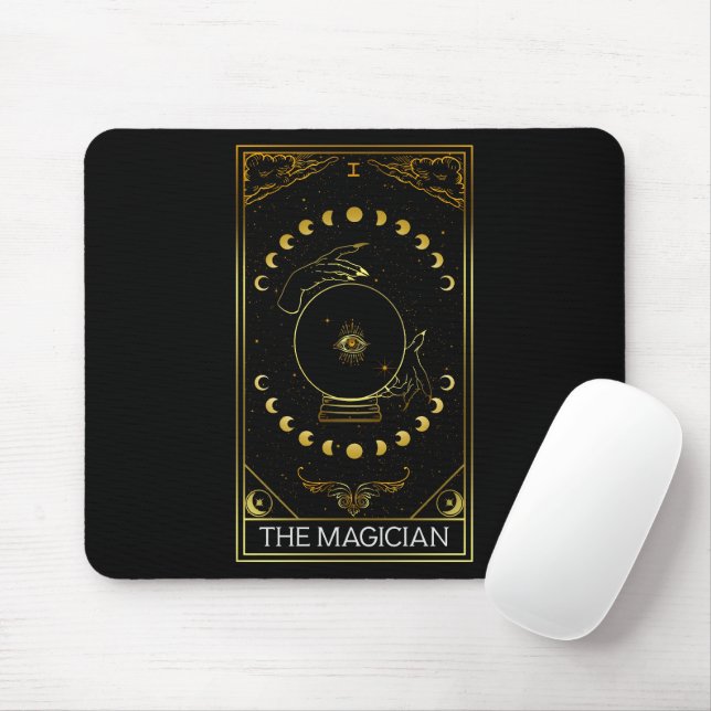 Major Arcana The Magician Tarot Card Mouse Pad (With Mouse)