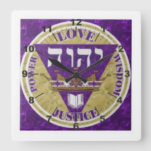 Major Attributes  Square Wall Clock