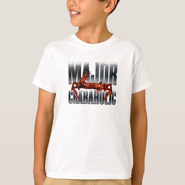 Major Crabaholic T-Shirt (Front)